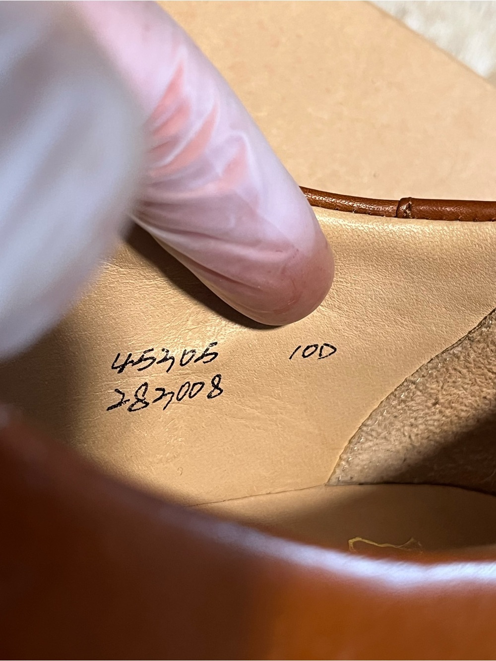 Granstone saddle Tan Minerva Leather Low-Top Sneakers - Picture 4 of 12